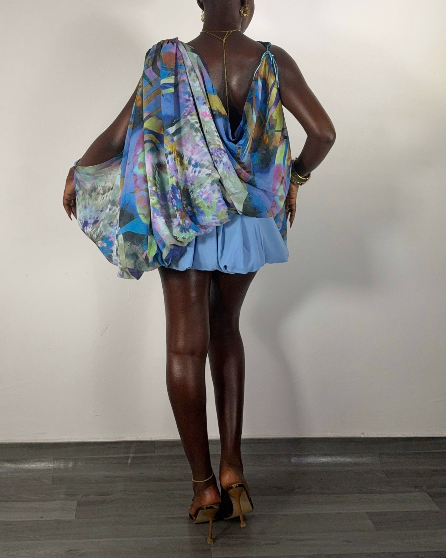 KUA blouse (Blue Quartz)